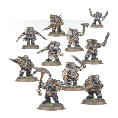 Kharadron overlords: arkanaut company, age of sigmar, games workshop, model 84-35